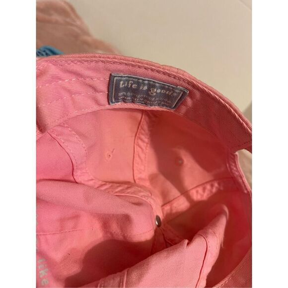 Life is Good Pink Daisy Hat with Blue Life is Good Neck Gaitor - Picture 8 of 8